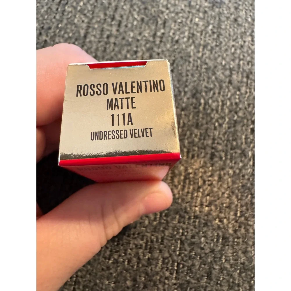 Valentino Rosso Valentino Matte Lipstick 111A Undressed Velvet 0.12oz